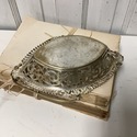 Vintage English Silver PLate Oval Baset Fine Servi