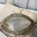 Vintage English Silver PLate Oval Baset Fine Servi