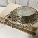 Vintage English Silver PLate Oval Baset Fine Servi