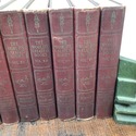 The World&rsquo;s Greatest Books Set 1910 Red Leathere