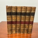 Antique 6 Volume Set Hooke's Roman History 1821 Qu
