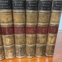 Antique 6 Volume Set Hooke's Roman History 1821 Qu
