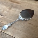 Silverplate Pie Server Monogrammed Mattie Ivy Leav