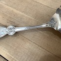 Silverplate Pie Server Monogrammed Mattie Ivy Leav