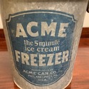 Vintage Acme 5 Minute Ice Cream Freezer Maker Pat.