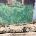 Listed Artist Anne Steele Marsh Country Church Car