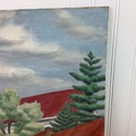Listed Artist Anne Steele Marsh Country Church Car