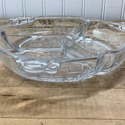 Vintage Heisey Glass Divided Dish Relish Orchid Ta