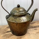 Vintage Copper Teapot Kettle Wood Handle As Shown 