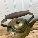 Vintage Copper Teapot Kettle Wood Handle As Shown 