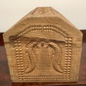 Hand Carved Pine Wood Box Vintage Folk Art Floral 