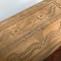 Hand Carved Pine Wood Box Vintage Folk Art Floral 