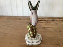 MMA BMA Frog Bud Vase Jack in the Pulpit Majolica 