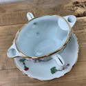 Lourioux Le Faune French Wildflower Gravy Boat w P