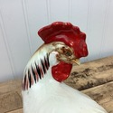 Vintage Ceramic Rooster Hen Figure Head Turned Jap