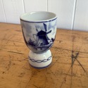 Vintage German Tall Egg Cup Footed w Delft Holland