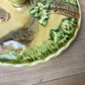 Vintage Majolica Lid Only Chic Finial Ducks Rooste