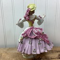 Female Figure Early English Lady Pink Gown Yellow 