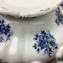 Blue White Italian Round Soup Tureen w Under Plate