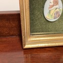 Miniature Hand Painted Cameo Bust Male Shakespeare