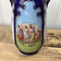 Petite Urn Victoria Austria Cobalt Blue Figural Mu