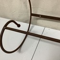 Rare Antique Iron Wall Rack Towel Hanger Blankets 