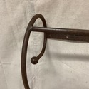 Rare Antique Iron Wall Rack Towel Hanger Blankets 