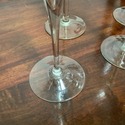 4 Vintage Champagne Flutes Twisted Opic Pattern 10