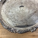 Vintage Silver Plate Pedestal Cake Stand Sheridan 