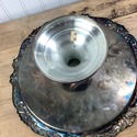 Vintage Silver Plate Pedestal Cake Stand Sheridan 