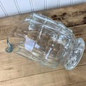 Vintage Clear Pitcher Jug Juice Water Wine Block D