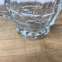 Vintage Clear Pitcher Jug Juice Water Wine Block D