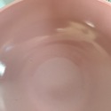 Hazel Atlas Milk Glass Pink Brown Bowls It's a Dil