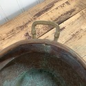 Vintage Copper Double Handle Planter Bowl or Vesse