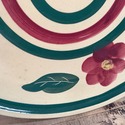 Vintage Watt Pottery Large Charger Platter Round B