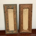 Pair Antique Oil Paintings Landscape Forest Stream
