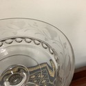 EAPG Risley Compote Bowl Etched Dakota Ca 10 Baby 