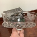 EAPG Risley Compote Bowl Etched Dakota Ca 10 Baby 