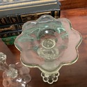 Tiffin Rambling Rose Glass Candleholders Candlesti