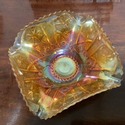 Imperial Star and File Marigold  Carnival Glass Ru