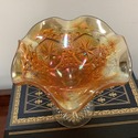 Imperial Glass Marigold Compote Footed Bowl Star M