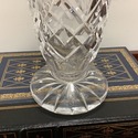 Signed Waterford Footed Vase 8" Tall Double Signed