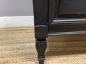 Painted Black 3 Drawer Nightstand Bachelors Chest 