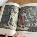 Tom Jones 1/4 Leather Bound Book Blue Gold Embosse