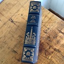 Tom Jones 1/4 Leather Bound Book Blue Gold Embosse