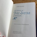 Tom Jones 1/4 Leather Bound Book Blue Gold Embosse