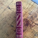 The Portrait of a Lady 1/4 Red Leather Bound Book 