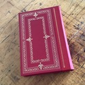 Jane Eyre Red 1/4 Leather Bound Book Gold Embossed