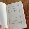 Jane Eyre Red 1/4 Leather Bound Book Gold Embossed