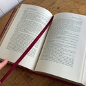 Jane Eyre Red 1/4 Leather Bound Book Gold Embossed